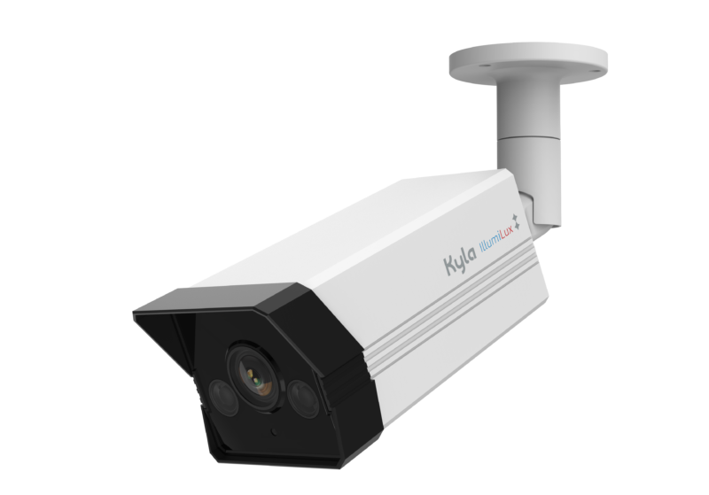 4mp Outdoor bullet camera with IP67, IK08, IR, color night vision illumilux and ai functions